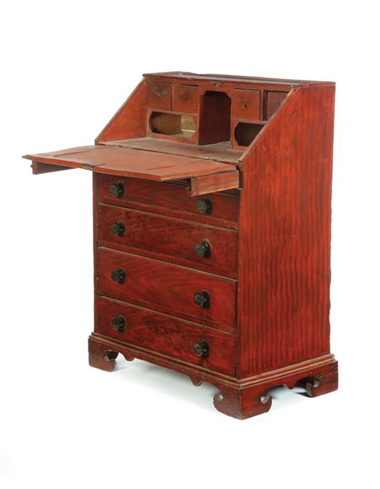 VERNACULAR SLANT-FRONT DESK. 