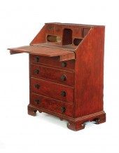 VERNACULAR SLANT-FRONT DESK.