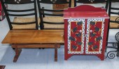 VERNACULAR STYLE PINE CABINET