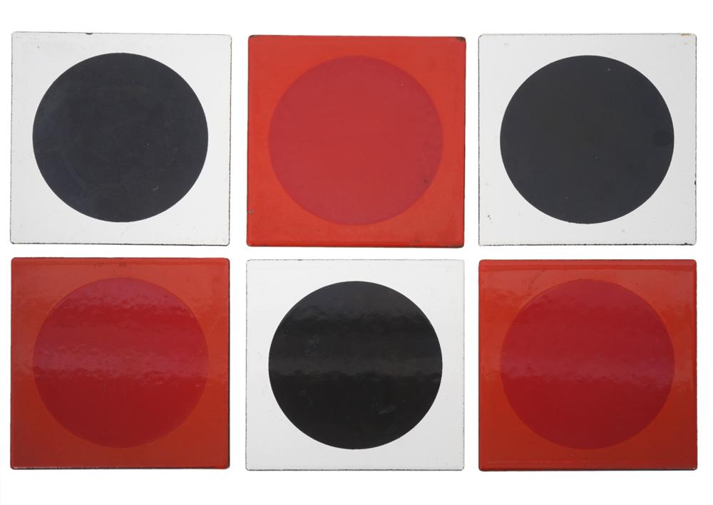 VERNER PANTON 'GEOMETRI 1' ENAMEL