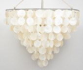 VERNER PANTON STYLE CAPIZ SHEL