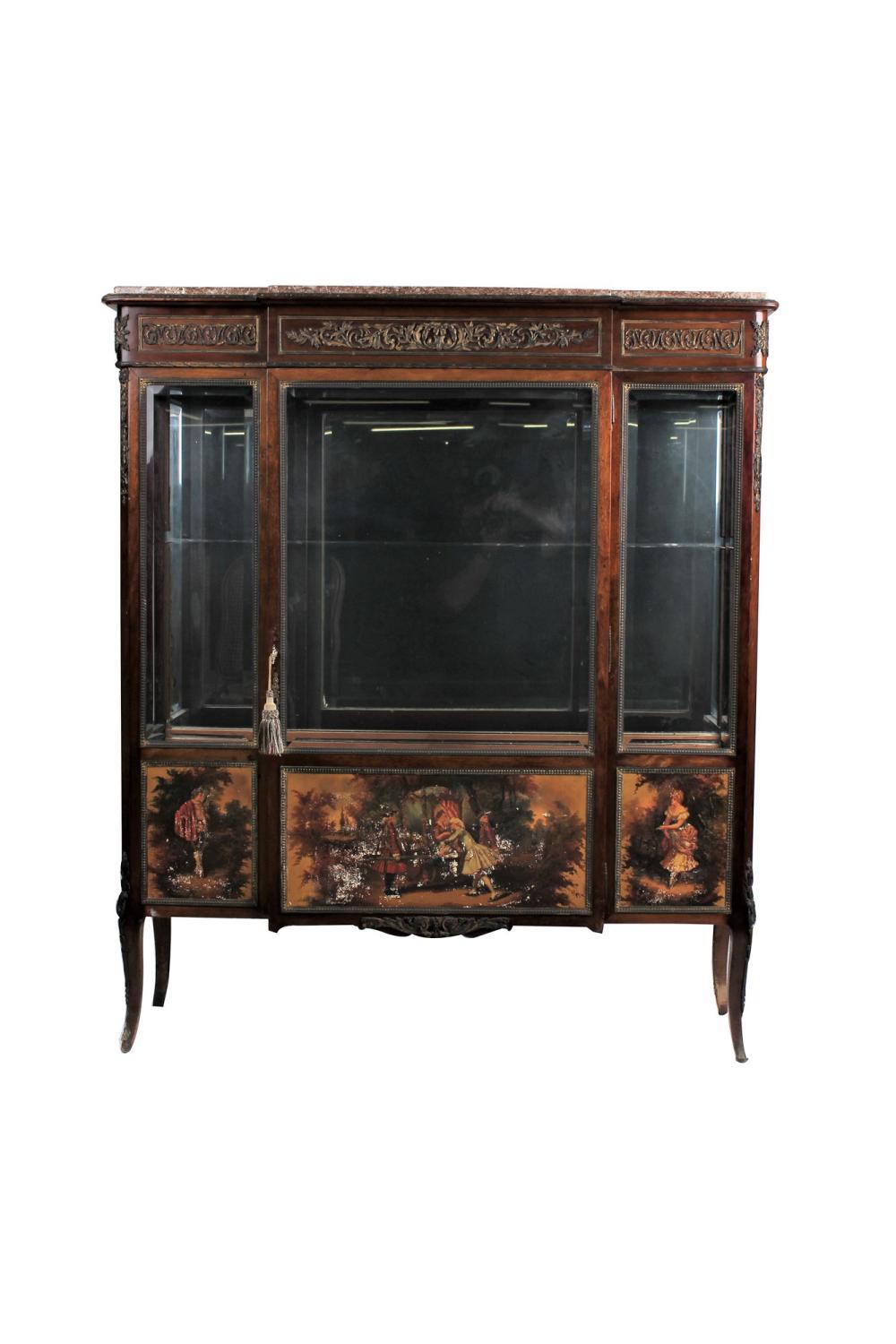 VERNIS MARTIN GILT RONZE- MOUNTED