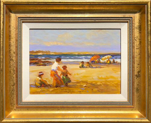 VERNON BROE OIL ON CANVAS BOARD