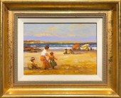 VERNON BROE OIL ON CANVAS BOAR
