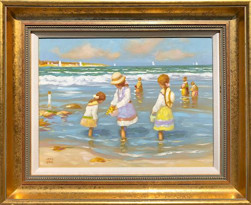 VERNON BROE OIL ON MASONITE