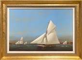 VERNON BROE OIL ON MASONITE "R