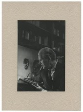 VERNON IN HIS LIBRARY.Vernon,