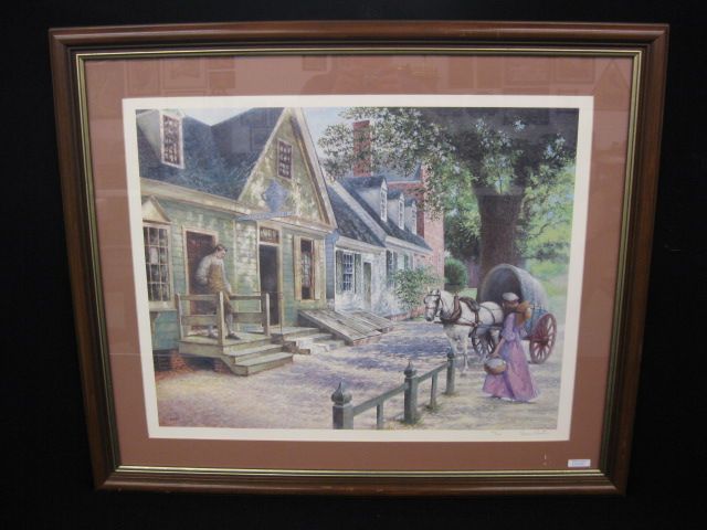 Vernon Wooten Lithograph visiting