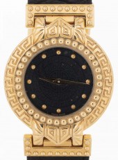 VERSACE 18K YELLOW GOLD WATCH