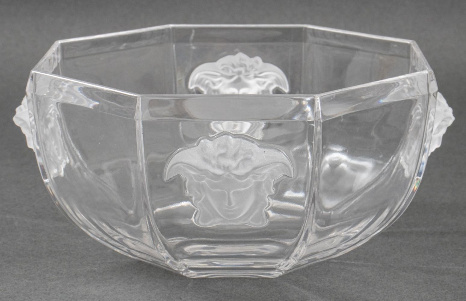 VERSACE BY ROSENTHAL CRYSTAL MEDUSA