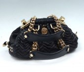 VERSACE? CHEVRON FOLDED LEATHE