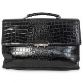 VERSACE CROCODILE BRIEFCASEDES