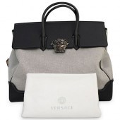 VERSACE LIFESTYLE CANVAS BAGDE
