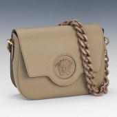 VERSACE MEDUSA LEATHER CROSSBO