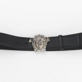 VERSACE MEN'S GUNMETAL MEDUSA