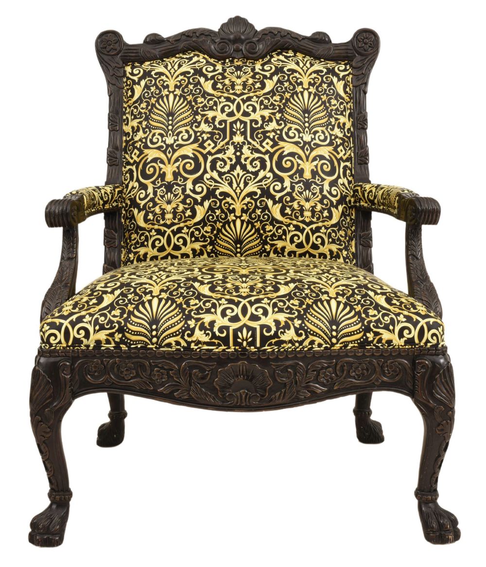VERSACE UPHOLSTERED CHIPPENDALE