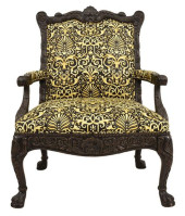VERSACE UPHOLSTERED CHIPPENDAL