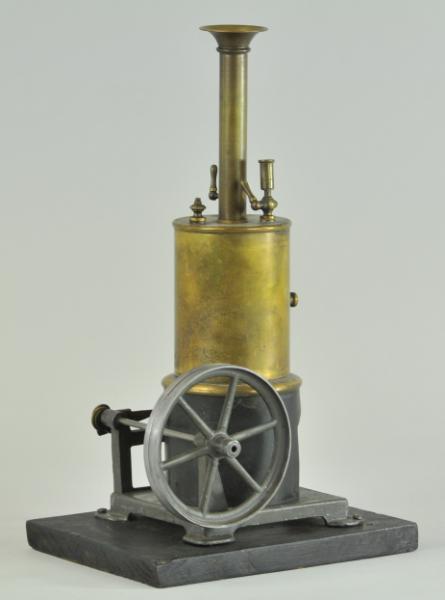 VERTICAL STEAM ENGINE Brass