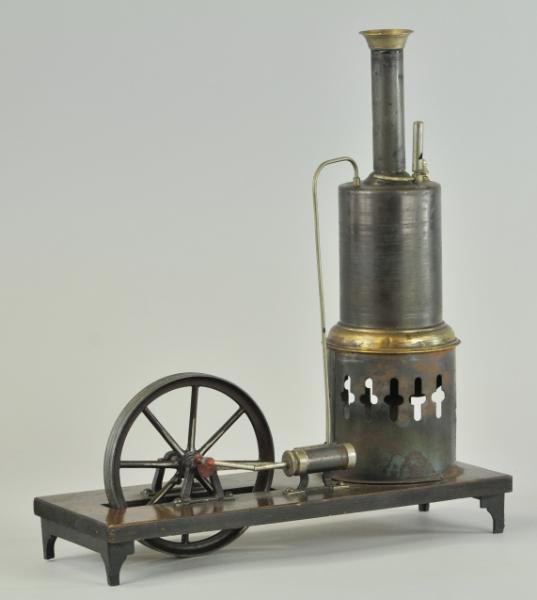 VERTICAL STEAM ENGINE Burnished