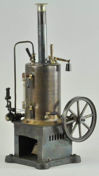 VERTICAL STEAM ENGINE Burnished