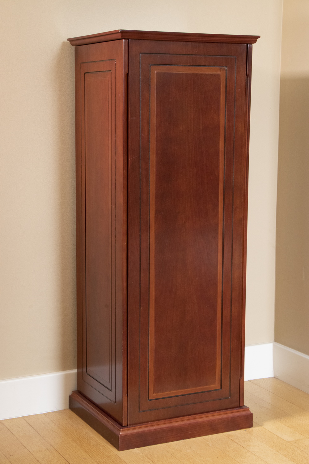 VERTICAL WOODEN MEDIA CABINET A
