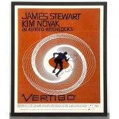 Vertigo Movie Poster reprint.