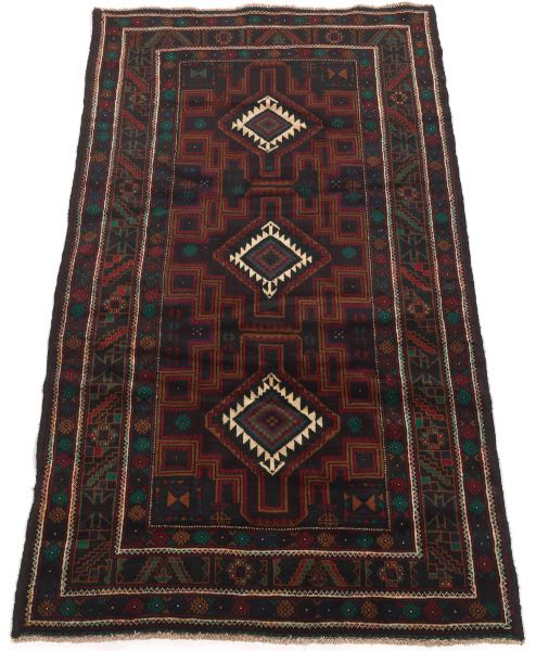 VERY FINE BALOUCH CARPET 3'8" x