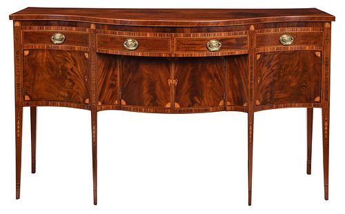 VERY FINE FEDERAL INLAID MAHOGANY