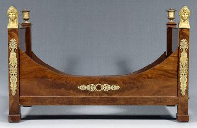 Very fine French Empire daybed,