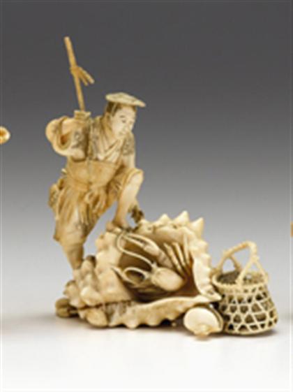 Very fine Japanese elephant ivory