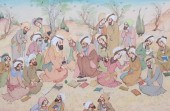 Very Fine Large Islamic Painti