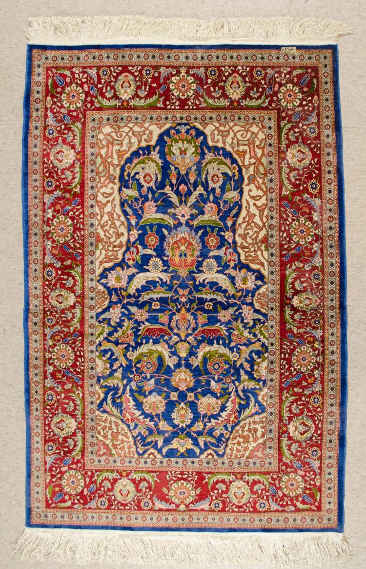 VERY FINE SIGNED PERSIAN SILK