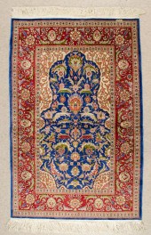 VERY FINE SIGNED PERSIAN SILK