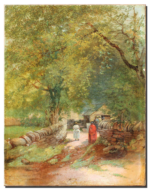 VERY GOOD 19TH CENTURY LANDSCAPE