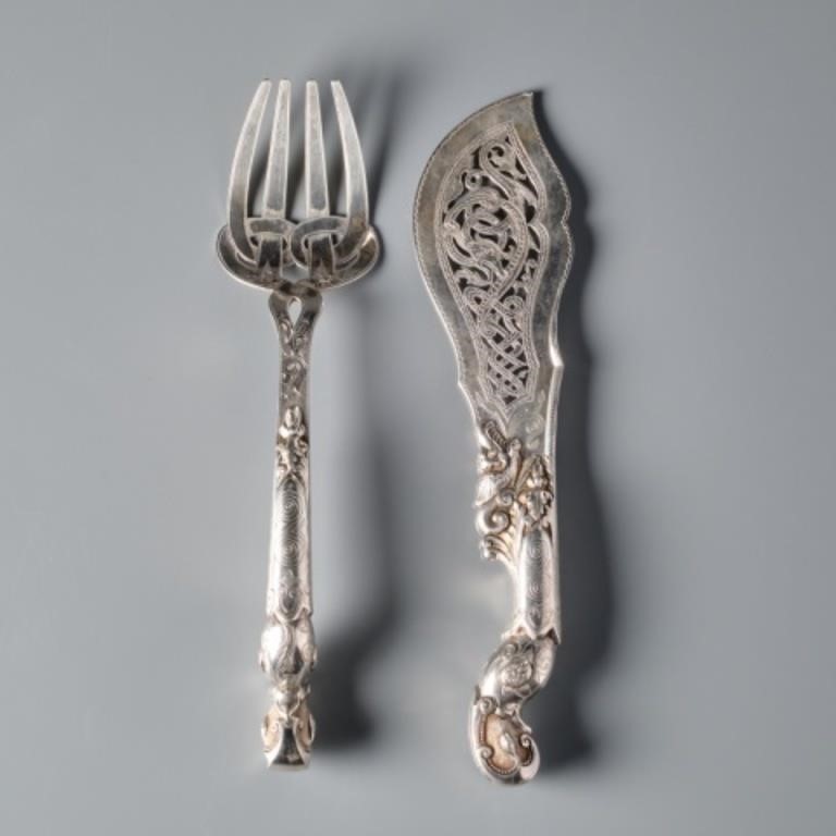 VERY GOOD ANTIQUE DANISH SILVER