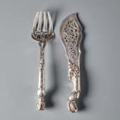 VERY GOOD ANTIQUE DANISH SILVE