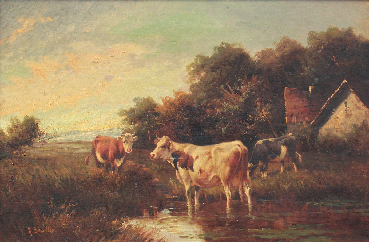 VERY GOOD LANDSCAPE PAINTING WITH