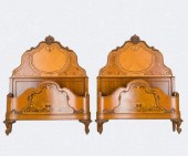 VERY GOOD PAIR OF SATINWOOD &