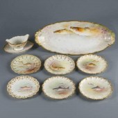 VERY GOOD PORCELAIN FISH SERVI