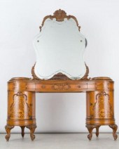 VERY GOOD SATINWOOD & BURL WOO