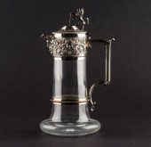VERY GOOD SILVER PLATE CLARET