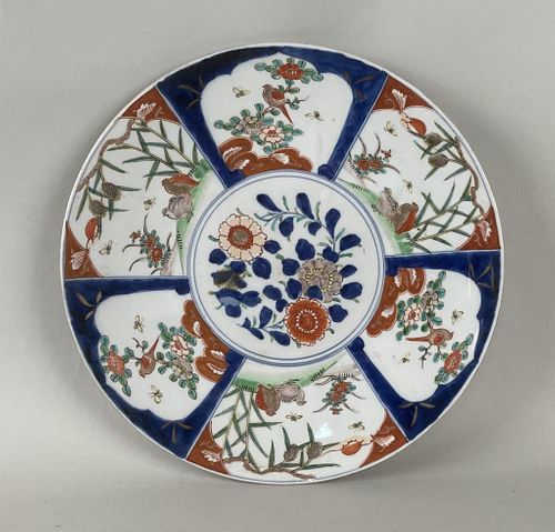 VERY LARGE IMARI POLYCHROME