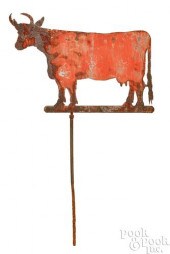 VERY LARGE SHEET IRON COW WEAT