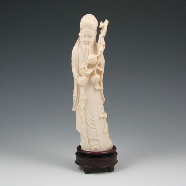 Very nice carved ivory figure of