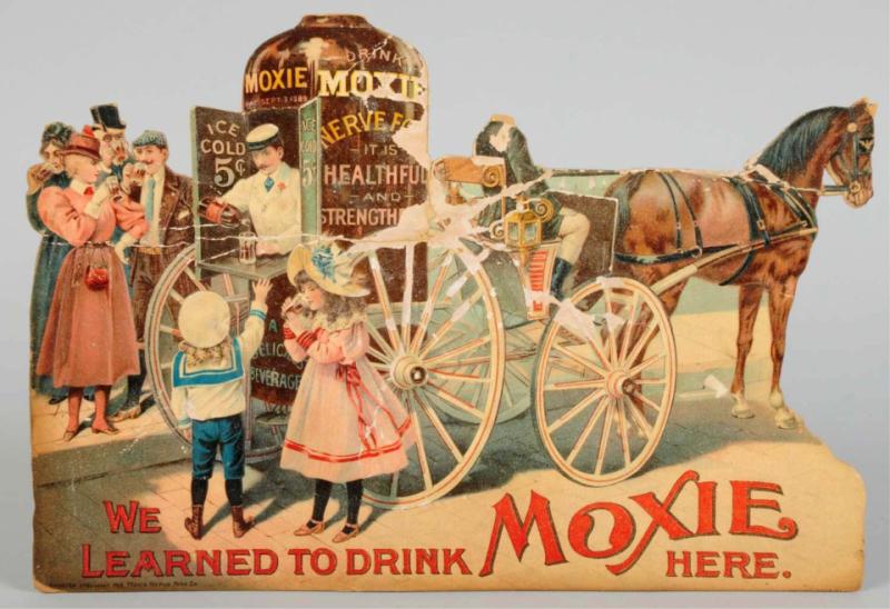 Very Rare Moxie Cardboard Cutout