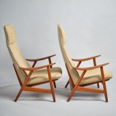 VERY RARE PAIR OF LOUNGE CHAIR