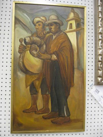 Vesarano Oil Two Musicians in