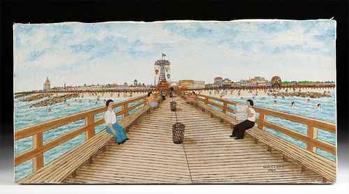 VESTIE E. DAVIS PAINTING - CONEY