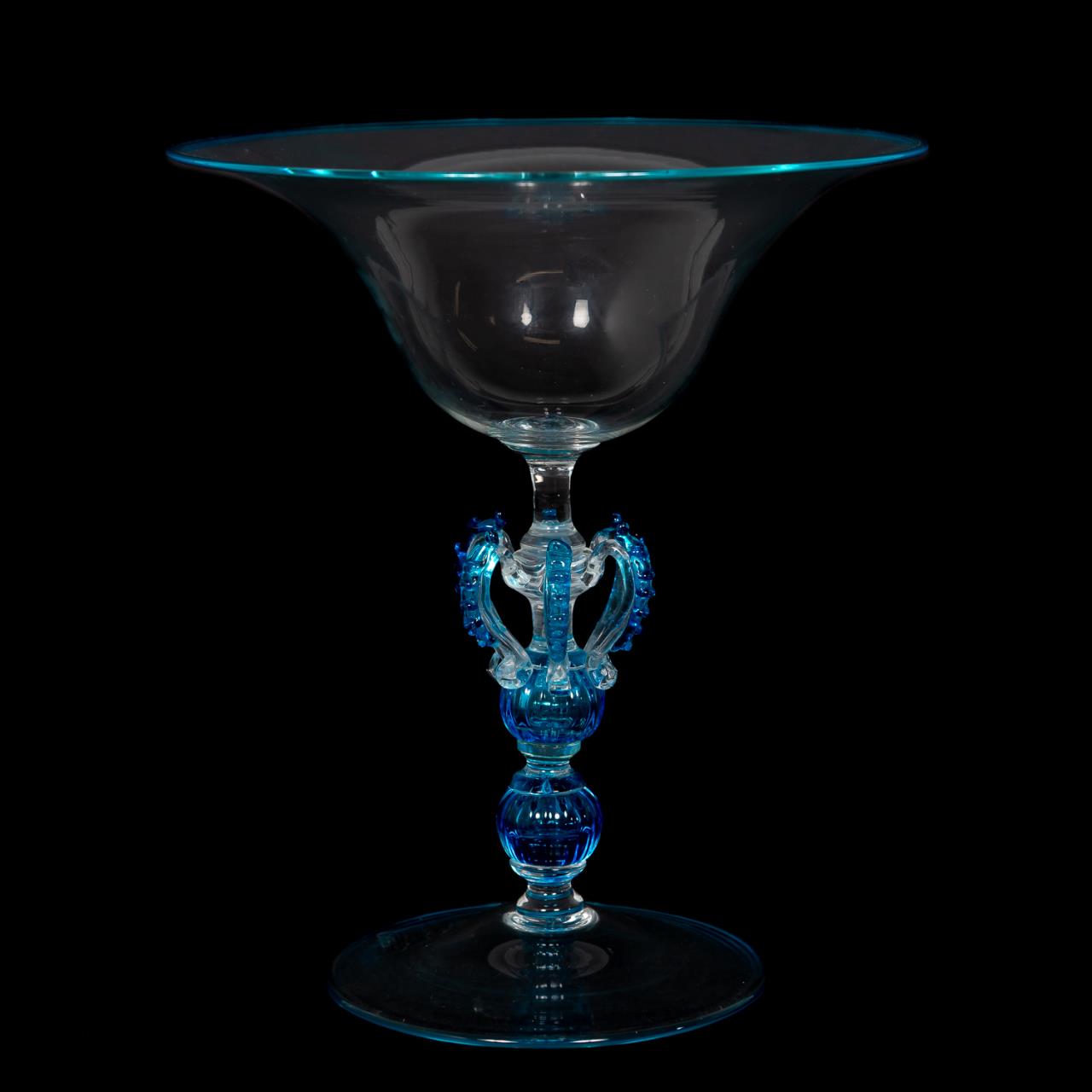VETRI MURANO ART GLASS CLEAR TO