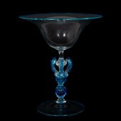 VETRI MURANO ART GLASS CLEAR T